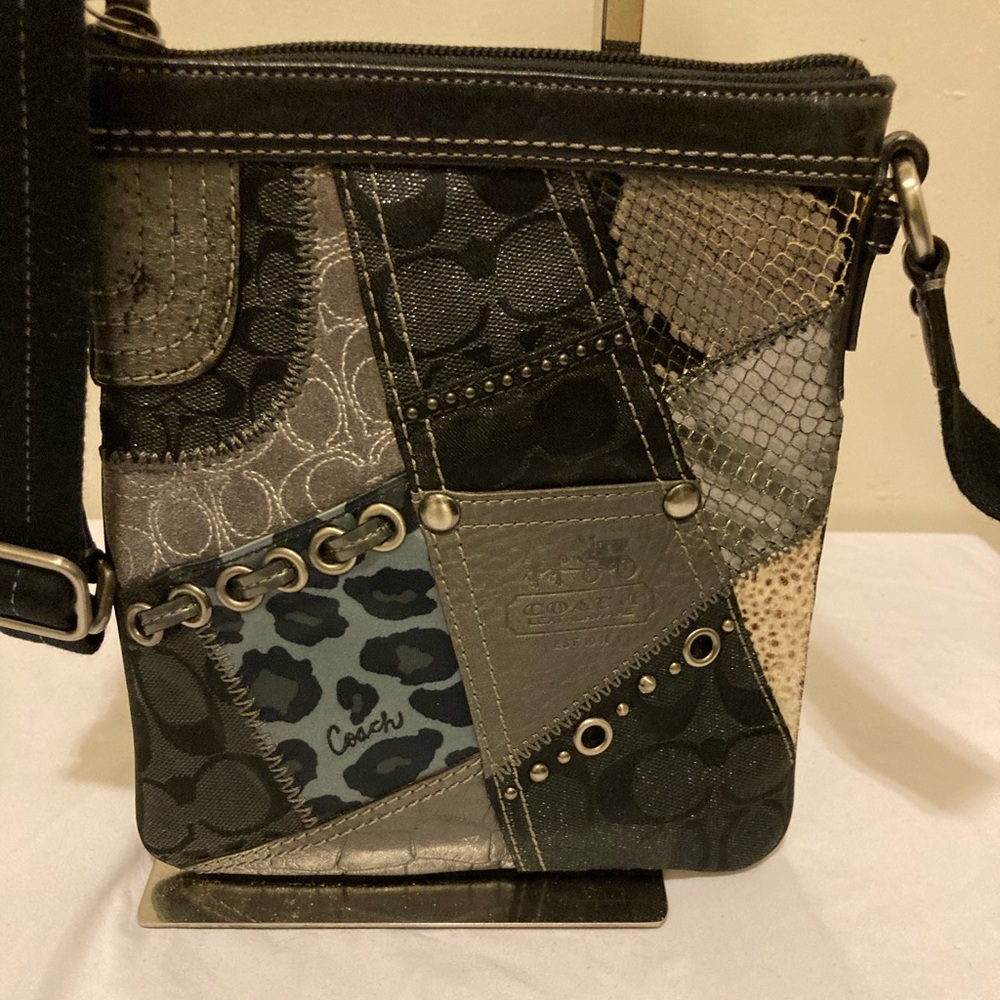 Coach Y2K Signature Patchwork Crossbody Bag EUC